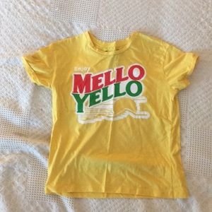 Enjoy Mellow Yellow T-shirt by Coca Cola